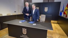 Rueda y Lores sellan un acuerdo por el que la Xunta invertir� tres millones de euros en Pontevedra