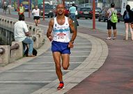 Rafa Fuentes durante una carrera popular esta temporada.