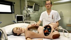 Maniqu para entrenar la tcnica ECMO