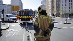 Imagen de archivo de los bomberos de A Coru�a