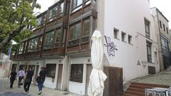 Exterior de las viviendas de Argelles, construidas a principios de los aos 2000.