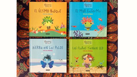 Portadas de los libros de la nueva colecci�n de Violeta Monreal