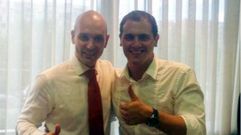 Sadat Mara�a junto a Albert Rivera en una imagen de Twitter