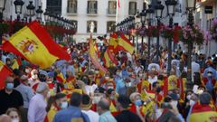 Las pol�micas im�genes de la manifestaci�n en M�laga