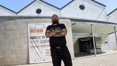 Kaixo, m�sico y miembro de la asociaci�n OVER, organizadores de las xornadas Xornada Cultural Mar de Galicia, en el Museo do Mar de Galicia en Vigo.