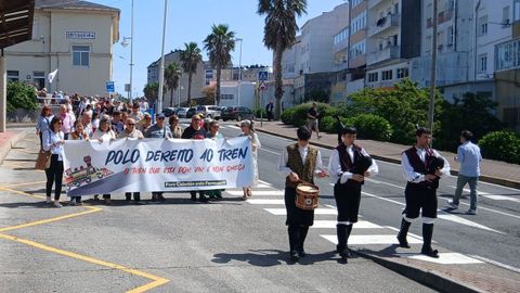 Manifestaci�n por Ortigueira