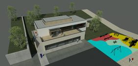 Imagen del proyecto del centro social de Fonteculler. 