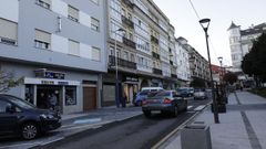Calle Rosal�a de Castro en Burela
