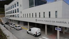 Imagen de archivo del exterior del Hospital da Maria, situado en Burela