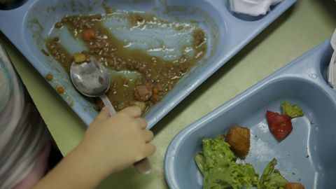 Imagen de archivo de un comedor escolar