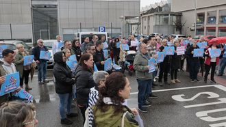 Protesta en el centro de salud se Xove