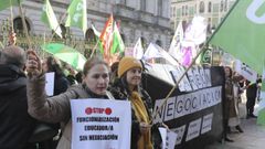 Protesta de educadores sociales