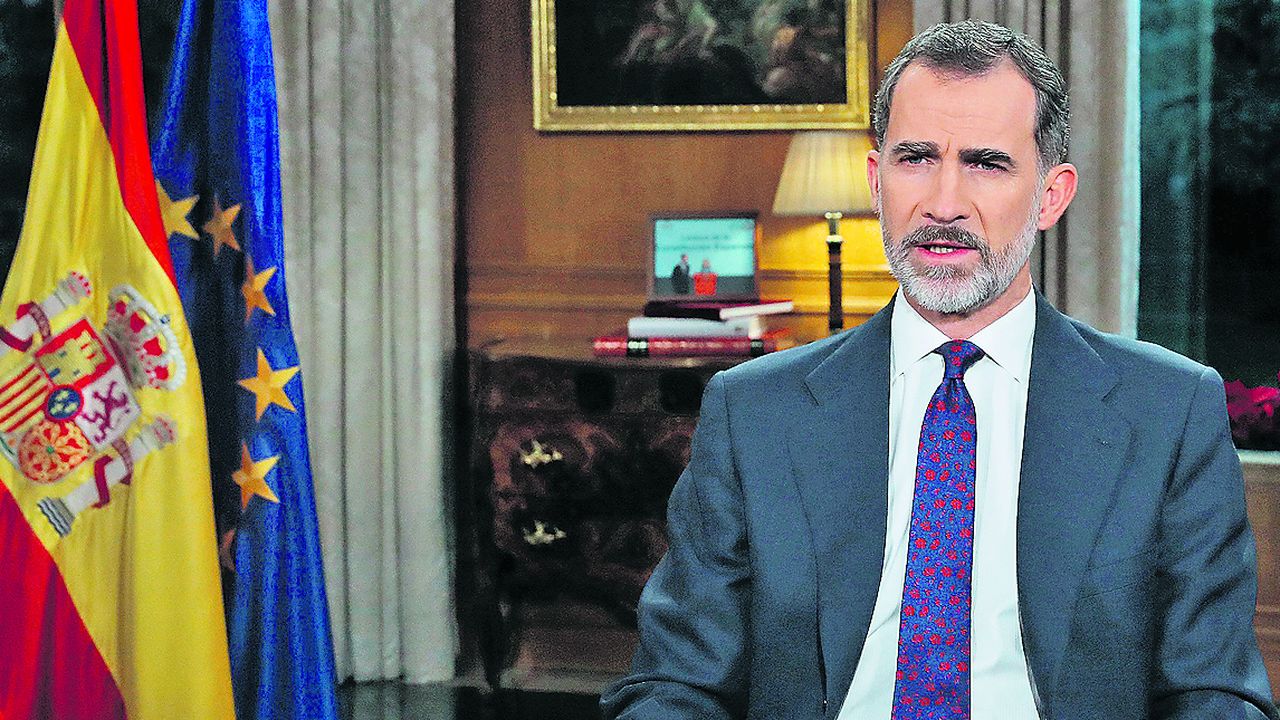 El rey pide respeto de todos a la Constitución