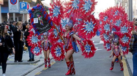 Desfile de Carnaval en Pontevedra