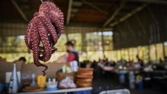 Ourense recuper�, tras la pandemia, la parte gastron�mica de la feria el d�a 7