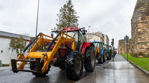Tractorada en Lugo contra el acuerdo con Mercosur