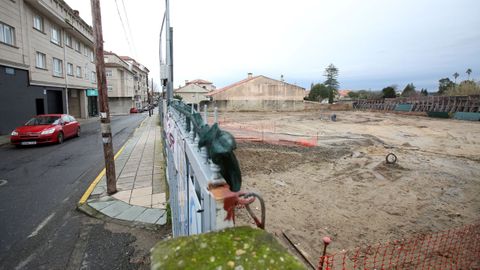 Las obras en la parcela del futuro cuartel estn paradas desde el verano del 2022