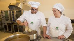 Alumnos de la Escola de Hostalar�a de Carballo, en una imagen de archivo