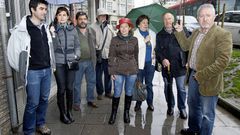 Varios concejales socialistas visitaron el barrio de Los Castros.