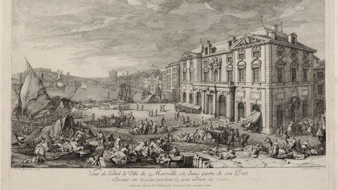 La Peste de Marsella. Aos 1720-1722. ltimo brote de peste bubnica que afect a la Europa occidental, con incidencias demogrficas nicamente en la baja Provenza y el Languedoc. Venida de Oriente, Marsella, con su activo puerto comercial, fue la ciudad ms afectada. Caus 120.000 muertos.