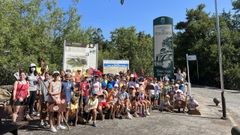 Camino de Santiago, una de las actividades que la escuela de verano lleva a cabo, en una imagen de archivo