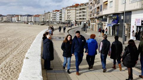 Paseo de Silgar, en Sanxenxo