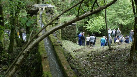 Molino de Pedrosa. En la parroquia hay cerca de una treintena de estos elementos patrimoniales