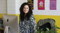 En la imagen, la diseadora grfica Luca Lpez, responsable del estudio Avelaa
