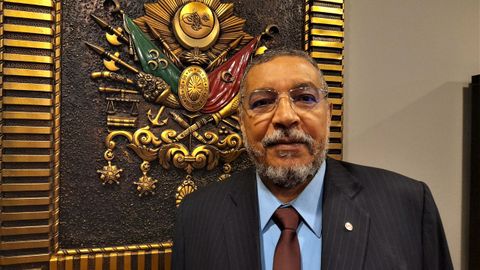 Mohamed Emad, dirigente de los Hermanos Musulmanes egipcios exiliado en Turqu�a.