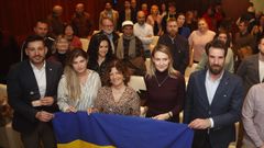 AGA-Ucra�na reconoce a la Diputaci�n de A Coru�a por el respaldo en distintas acciones de apoyo al pueblo ucraniano tras la invasi�n rusa. 