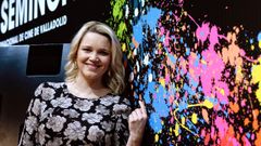 La actriz finlandesa Anna-Maija Tuokko present� en Valladolid la pel�cula de Kaurismaki