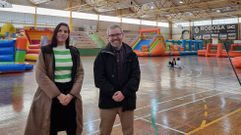 Paula Rodr�guez y Brais Fidalgo, en Ribanadal