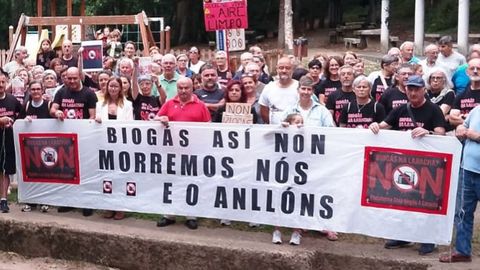 Nueva movilizaci�n esta semana de la plataforma vecinal Stop Biog�s A Laracha.