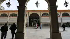 Vistas de la Praza de Abastos desde el Mercado Quiroga Ballesteros