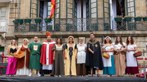 Presentaci�n de la Feria Franca Medieval de Betanzos.