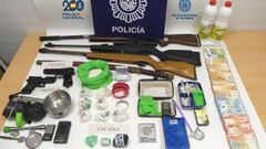 Detención por una red de narcotráfico en Ribeira