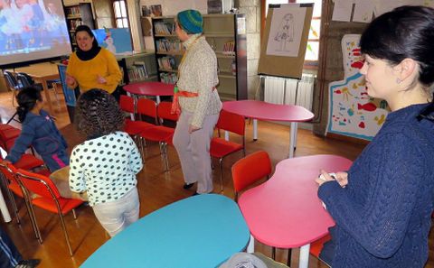 Cuentos sobre el fr�o en la biblioteca de Escair�n. 