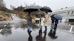 El concejal de Urbanismo, Lus Ruiz, y el alcalde, Jos Romero, visitaron las obras para conocer el resultado