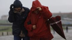 Temporal de viento y granizo en A Coru�a