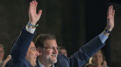 Rajoy con el candidato del PP a la Junta de Andaluca, Juan Manuel Moreno Bonilla