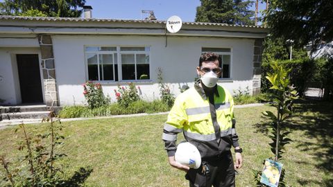 La ltima incorporacin. El jefe de produccin, Juan Andrs Somoza, es de Sarria pero el verano pasado decidi mudarse a la casa del poblado que le corresponde a su puesto