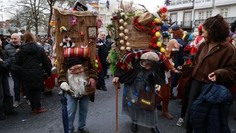 Martes de carnaval en el barrio de Monte Alto, en A Coru�a