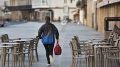 Terrazas en el centro de A Coru�a