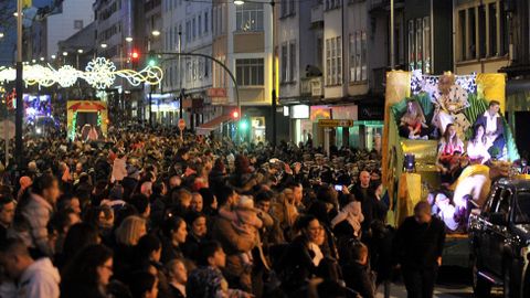 La cabalgata abarrot� las calles de Ferrol