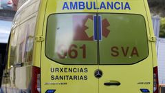 Una ambulancia, en imagen de archivo