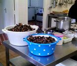 El marisco se don� a la cocina del Virxe do Carme.