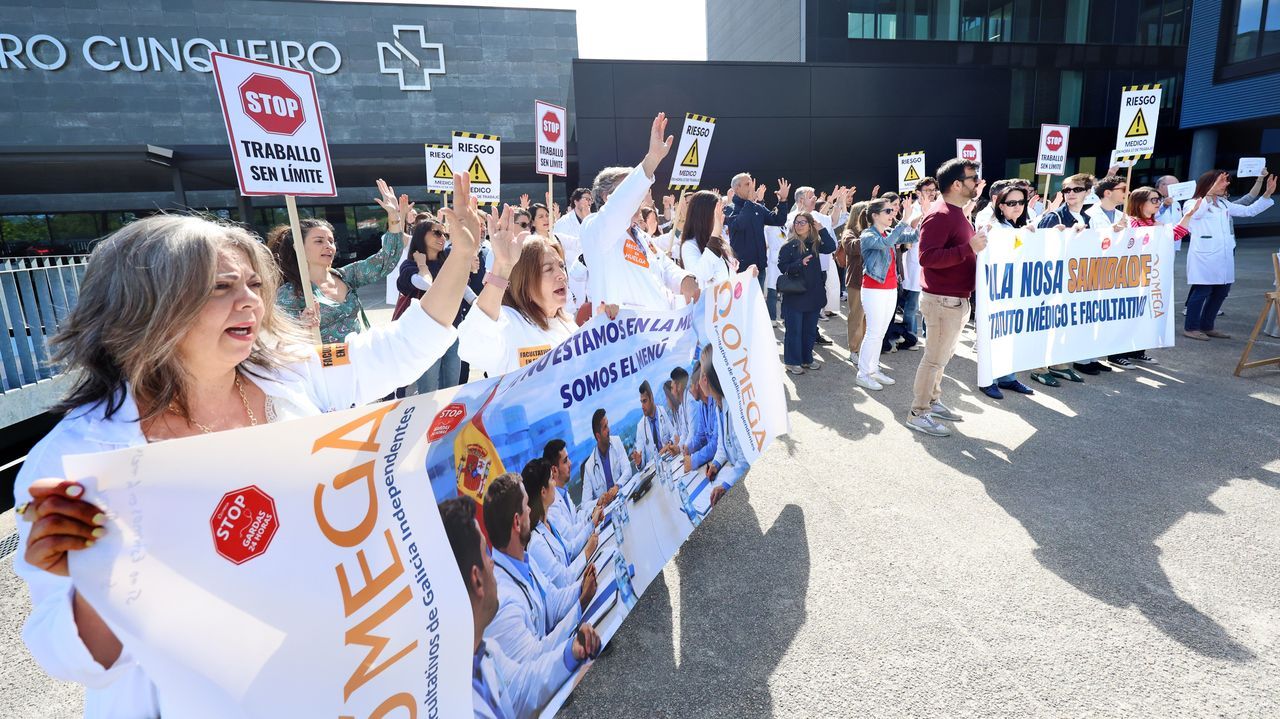 La huelga ya ha dejado a 6.000 enfermos sin atender esta semana en Vigo