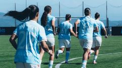 Jugadoras de As Celtas, en A Madroa.