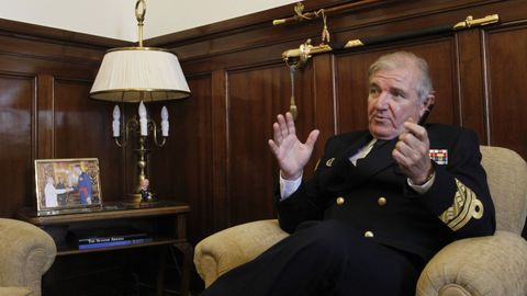 En la imagen, Ignacio Frutos, que firmar� el convenio junto a Julio Abalde, rector de la UDC