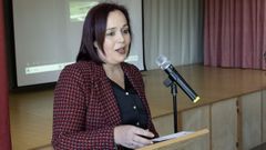 La alcaldesa, Sandra Insua.